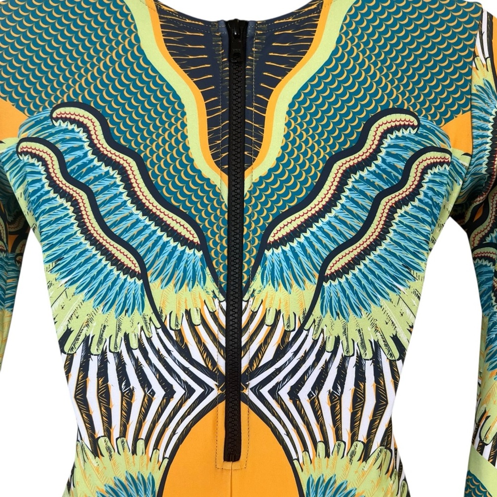 Andrea Iyamah Yellow and Blue
Patterned Bodysuit - Picture 5 of 10
